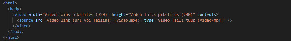 Video element